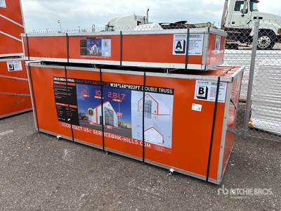 2026 HIlls Industrial 403022 30 ft x 40 ft x 22 ft Storage Building (Unused)