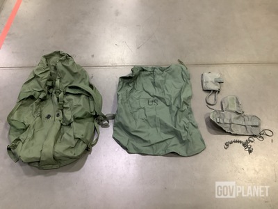 (15) Duffel Bags, (54) Barracks Bags & Assorted Items
