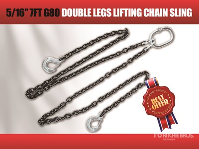 2026 suhivelee DLS G80 Double Leg Chain Fascia per sollevamento (Unused)