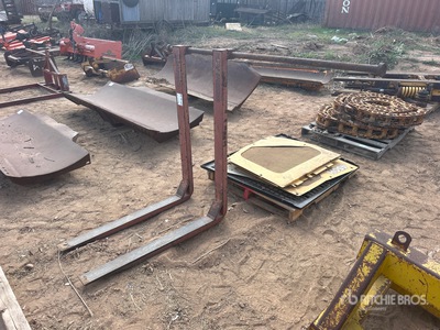 45 in ローダーバックホー用フォーク