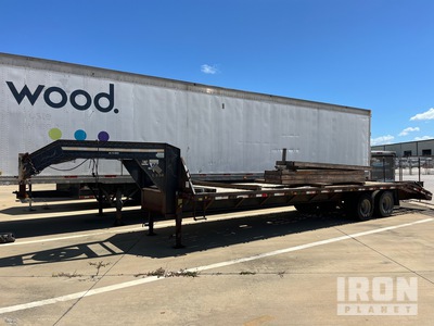 2002 PJ 29 ft T/A Gooseneck Remorque pour équipement