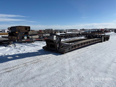 2012 Fontaine Tri/A Double Drop Removable Gooseneck Lowboy Trailer