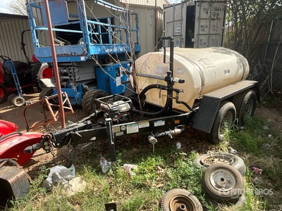 2016 Wylie 500 gal T/A Aanhangwagen watertank (Inoperable)