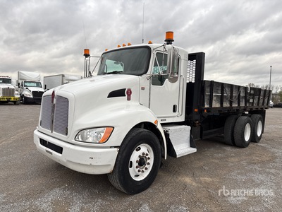 2017 Kenwworth T3 6x4 Wywrotka z platformą