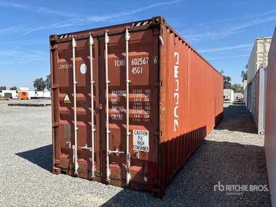 2010 40 ft High Cube Storage Container