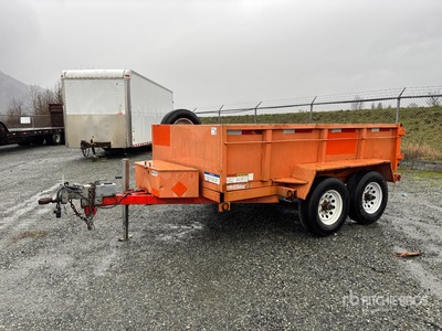 2019 Misca 10 ft T/A Dump Utility Trailer