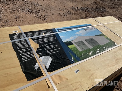 Primestar PS2541 Double Garage Metal Shed - Unused