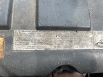 Engine with Emission Label