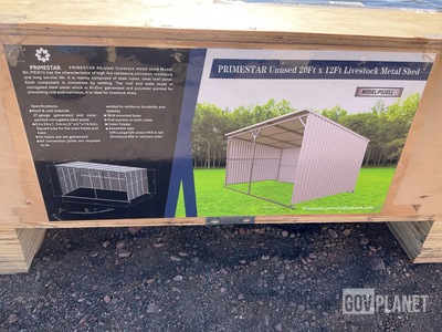 Primestar PS2012 Livestock Metal Shed - Unused