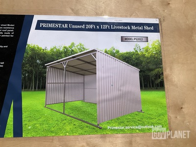 Primestar PS2012 Livestock Metal Shed - Unused