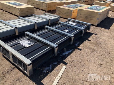 (200) Piece Lot of 10' Long Corrugated Steel Panels