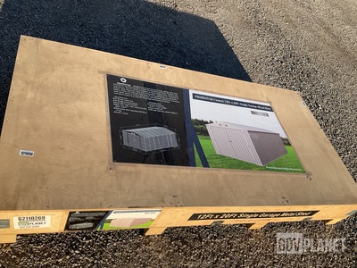 Primestar PS1220 Single Garage Metal Shed - Unused