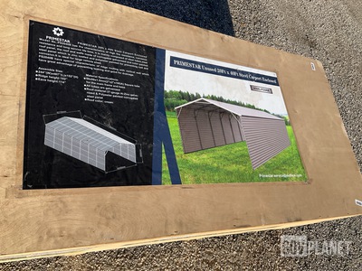 Primestar PS2040B Steel Carport Enclosed - Unused