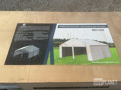 Primestar PS2322 Double Garage Metal Shed - Unused