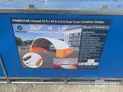 Primestar PS404015 Dual Truss Container Shelter - Unused