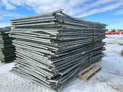 Quantity of (50) 6 ft X 10 ft Chain Link Site Fence