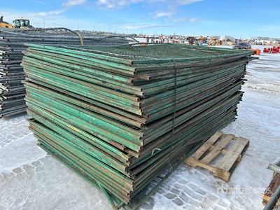 Quantity of (50) 6 ft X 10 ft Site Fence