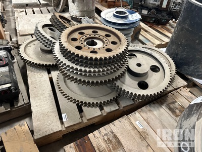Quantity of Misc. 9 Rig sprockets, 6 pulleys