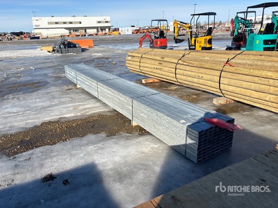Quantity of (80) 19 ft 8 in Hot Dipped Galvanized Steel Tuberia (Unused)