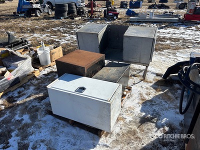 Quantity of (4) Aluminum Tool Box