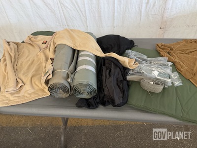 (3) Cold Weather Shirts, (40) Self-Inflating Sleeping Mats & Assorted Items