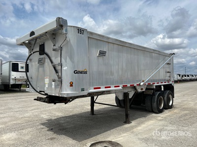 2016 East 24 ft T/A Quarter Frame End Dump Trailer