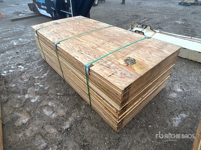 Quantity of (40) 3/4 in 4x8 CSP/DFP No Stamp Compensato (Unused)