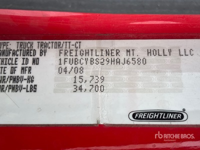 2009 Freightliner M2 106 4x2 تراكتور شاحنة (أحادي المحور)