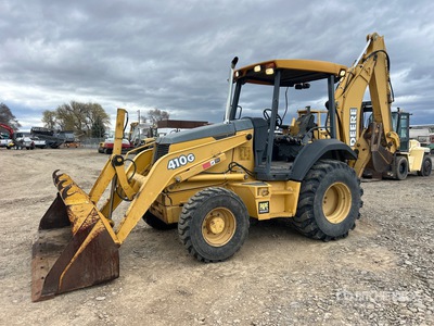 2002 John Deere 410G 4x4 Retroexcavadora