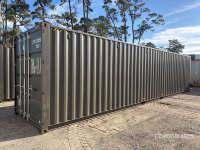 2025 40 ft High Cube Storage Container