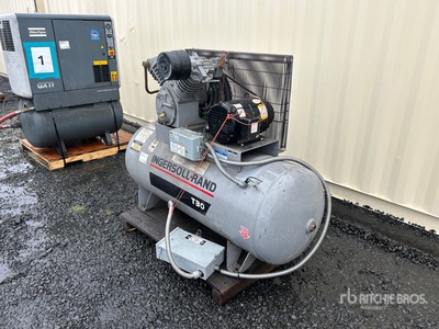 Ingersoll Rand 2545E10-V 35 cfm Skid-Mounted Electric Air Compressor
