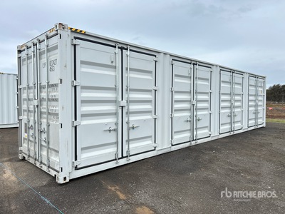 2025 40 ft High Cube Multi-Door Contenedor de almacenamiento