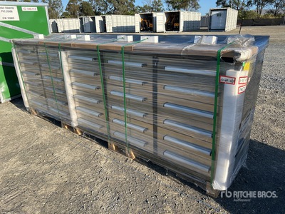 Suihe 2870 mm 30-Drawer Workbench (Unused)