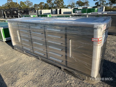 Suihe 2870 mm 18-Drawer Workbench (Unused)