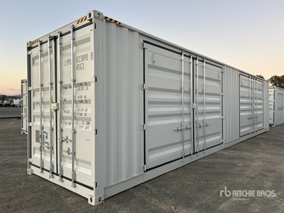 2025 40 ft High Cube Multi-Door Storage Container