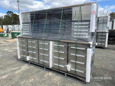 Suihe 2745 mm 30-Drawer Banco de trabajo (Unused)