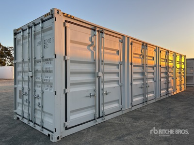 2025 40 ft High Cube Multi-Door Storage Container
