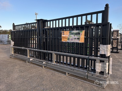 Quantity of (3) Suihe 20 ft Bi-Parting Driveway Gate (Unused)