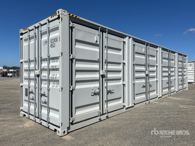 2025 40 ft High Cube Multi-Door Storage Container