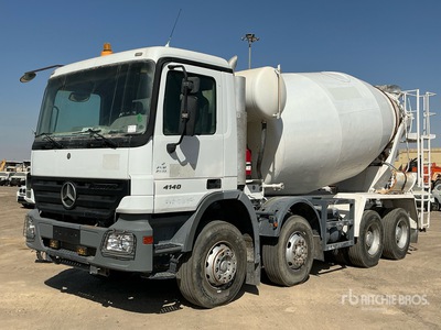 2005 Mercedes-Benz Actros 4140 8x4 Twin-Steer Mixer Truck