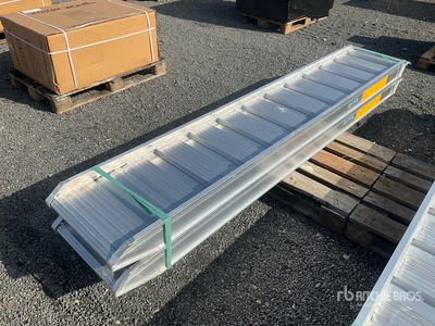 Quantity of (2) 2026 C.L.M 148.30L Aluminium Loading Ramps (Unused)