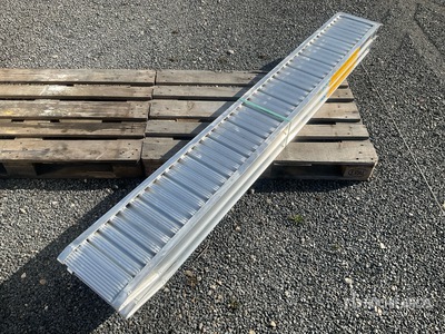 Quantity of (2) 2026 C.L.M 85.25 Aluminium Loading Ramps (Unused)