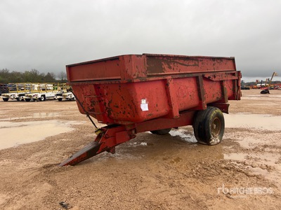1992 Mouzon GM800 S/A Benne Agricole 1 Essieu Grain Trailer