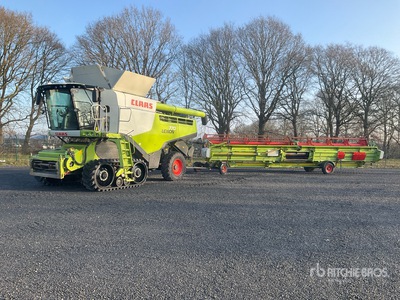2016 Claas Lexion 770TT حصادة مجمعة