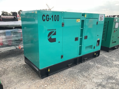 2026 Cummims CG-100 80 kW Skid-Mounted Generator set 100KVA Groupe électrogène