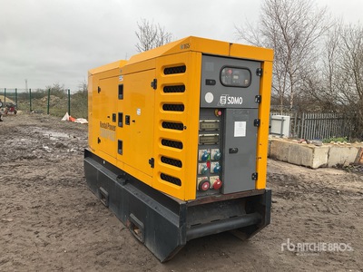 2015 Sdmo R165 Skid-Mounted Generator Set
