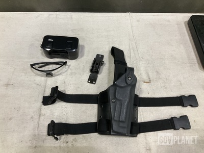 (5) Rear Sights, (8) Pistol Holsters & Assorted Items