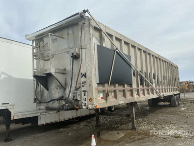 2001 Travis Body & Trailer 48 ft T/A Aluminum Moving Floor Trailer