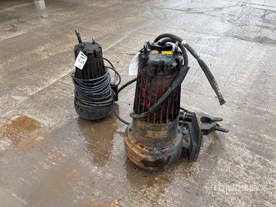 Quantity of (2) Electric Submersible Water Pump
