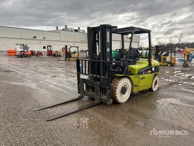 2012 Clark C50L 9025 lb Cushion Tire Forklift